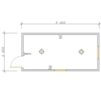 Бытовка модуль 5000х2400х2500 мм