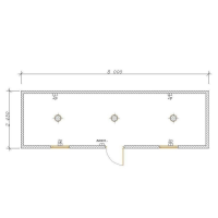 Бытовка модуль 8000х2400х2500 мм