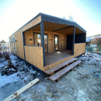 Каркасный дом под ключ 10000x6500x2800 мм