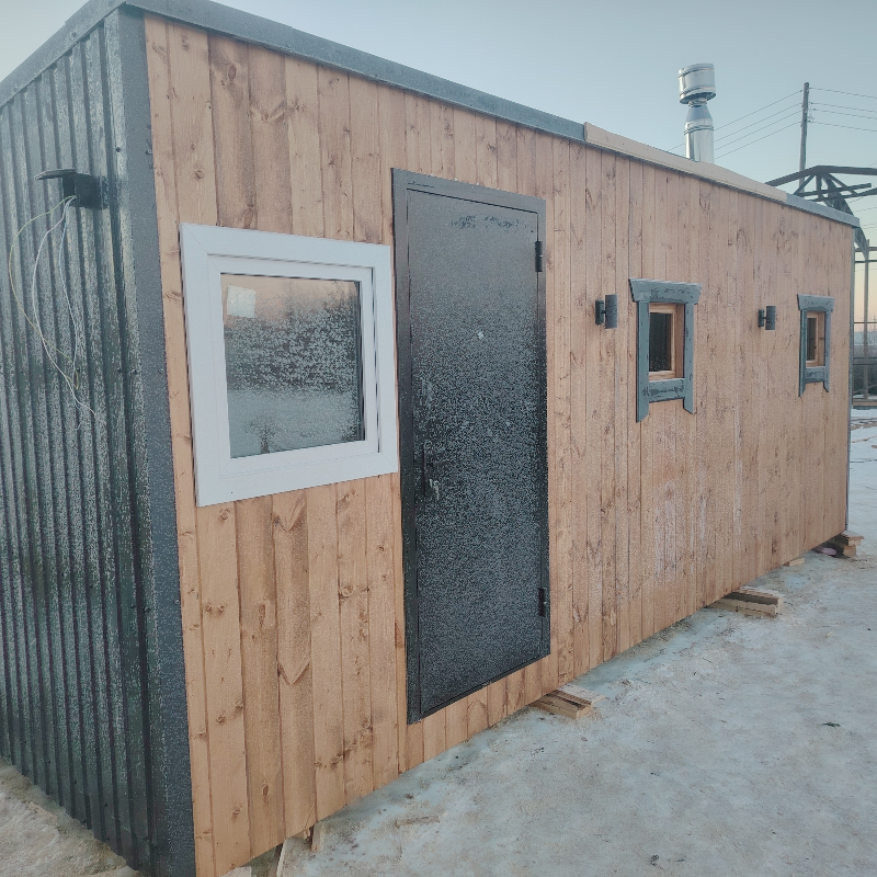 Мобильная баня под ключ 6500x2400x2500 мм Мобильная баня под ключ 6500x2400x2500 мм